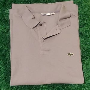 Grey lacoste polo XXL